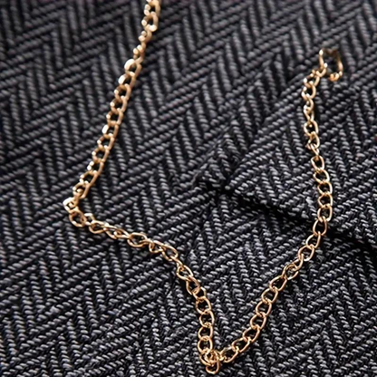 Gilet elegante slim per uomini Camilo con revers raffinato e vestibilità confortevole