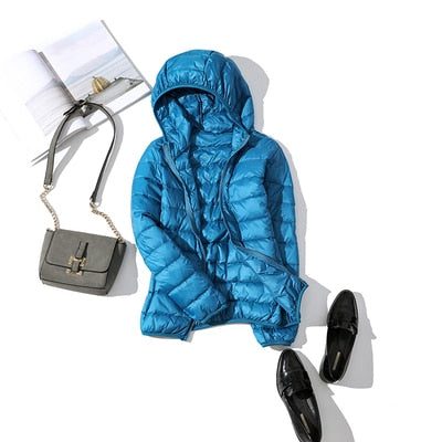 Lena | Giacca in Piuma Ultralight e Impermeabile per Donne