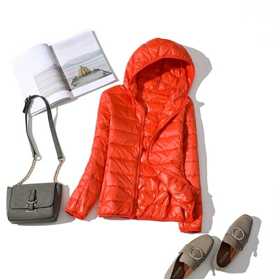 Lena | Giacca in Piuma Ultralight e Impermeabile per Donne