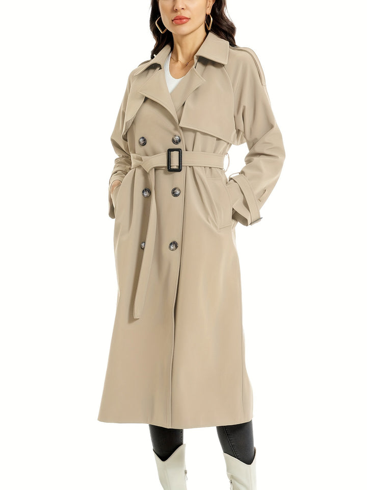 MILA | Trench Coat Lungo e Doppio Senso con Cintura