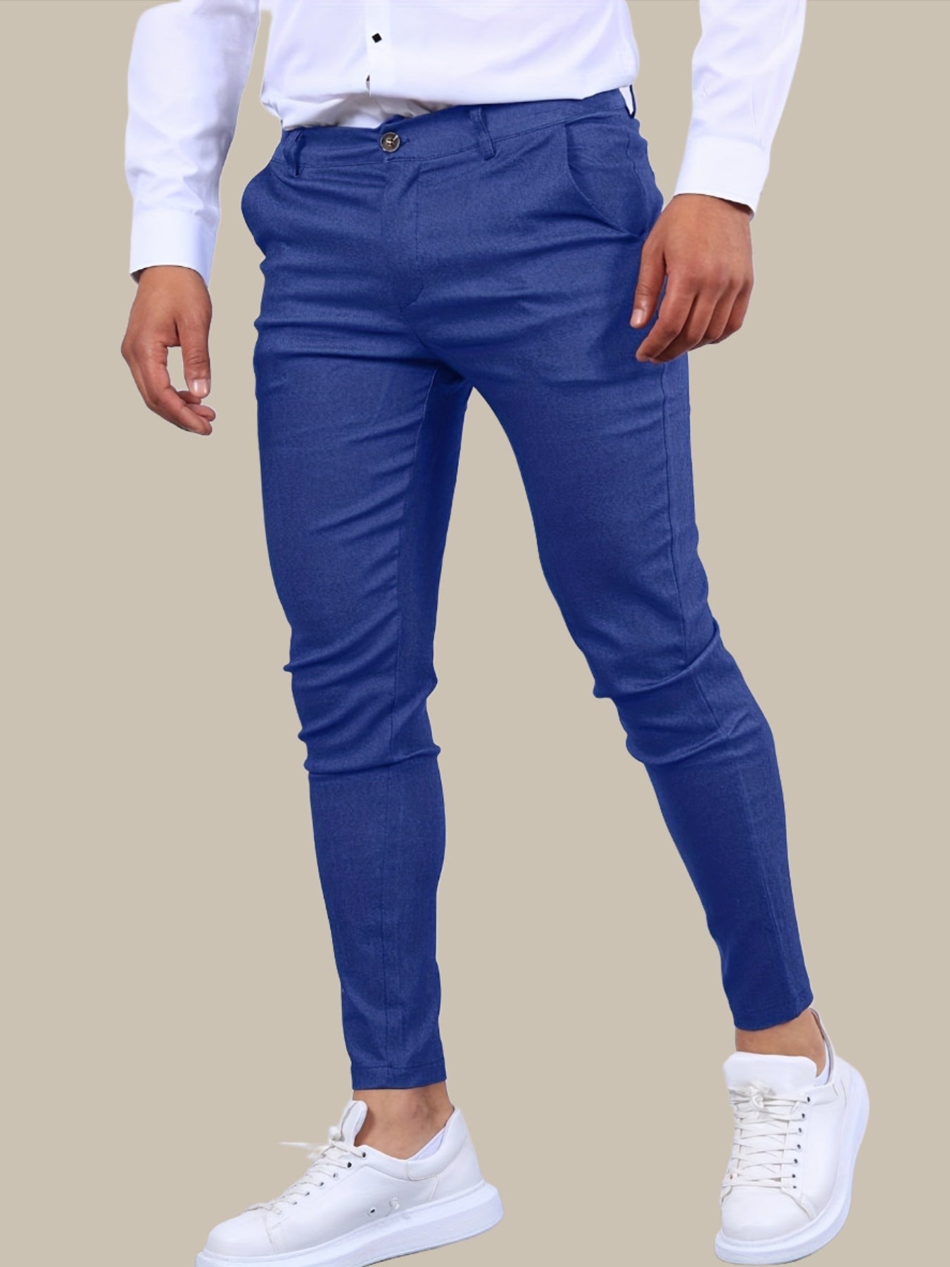 Rico - Pantaloni skinny-fit in premium stretch per uomo