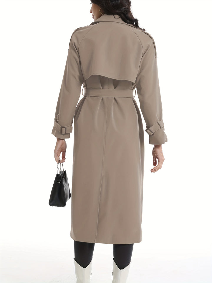 MILA | Trench Coat Lungo e Doppio Senso con Cintura