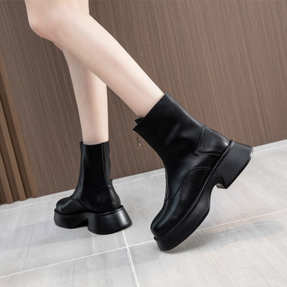 Giulia - Stivaletti in pelle eleganti e confortevoli per donne
