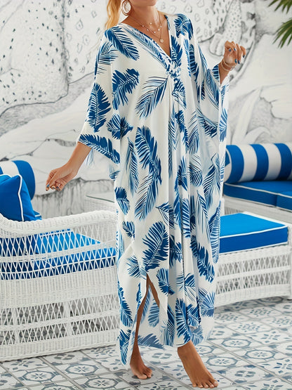 Abito Avvolgente Ocean Breeze per uno Stile Estivo Senza Sforzo Stile Italiano