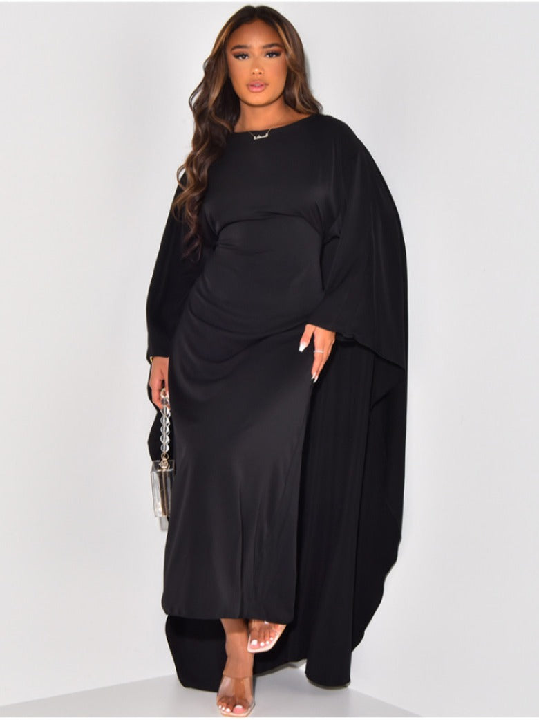 Abito Elegante con Maniche a Pipistrello Celia per Occasioni Eleganti Stile Italiano