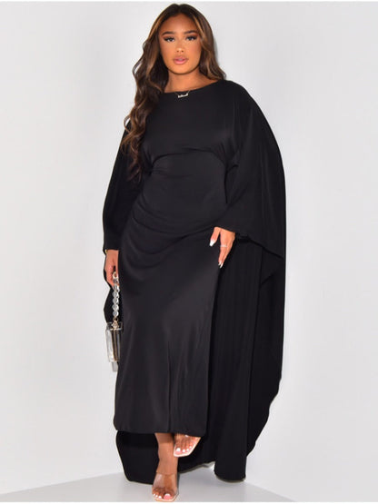Abito Elegante con Maniche a Pipistrello Celia per Occasioni Eleganti Stile Italiano