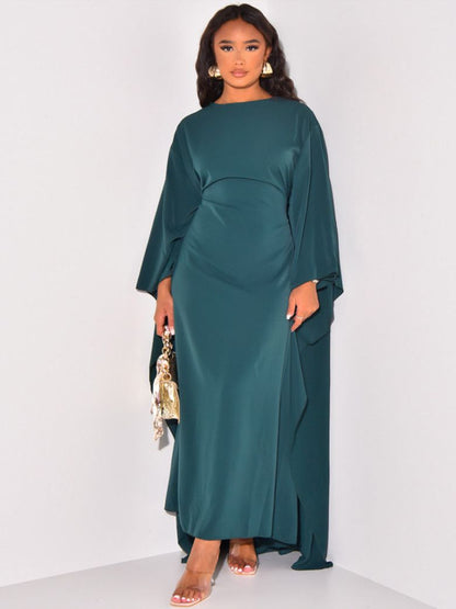 Abito Elegante con Maniche a Pipistrello Celia per Occasioni Eleganti Stile Italiano
