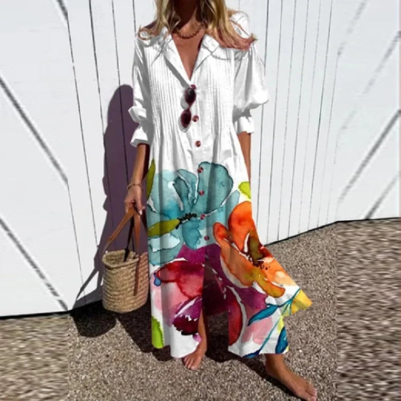 Abito Estivo Boho per Donne - Stile e Comfort Senza Sforzo Stile Italiano