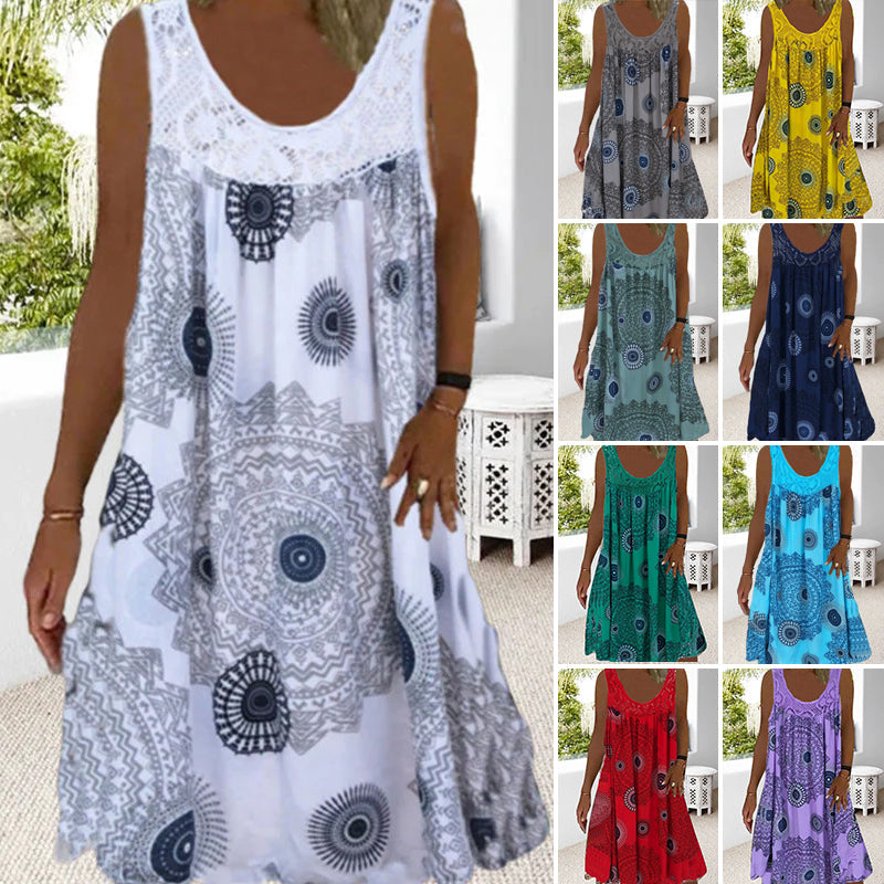 Abito Estivo Senza Maniche Bella per uno Stile Senza Sforzo Stile Italiano