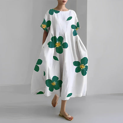 Abito Maxi Boho Floreale per uno Stile Estivo Senza Sforzo Stile Italiano