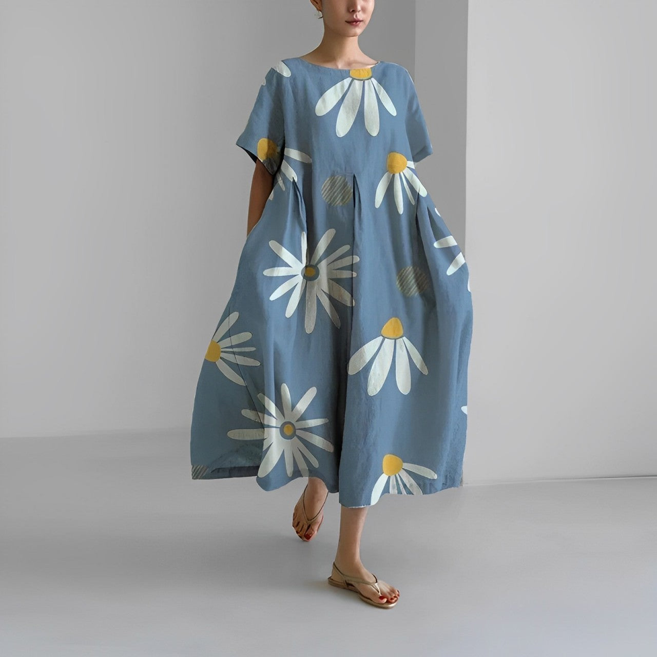 Abito Maxi Boho Floreale per uno Stile Estivo Senza Sforzo Stile Italiano