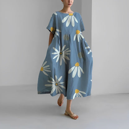 Abito Maxi Boho Floreale per uno Stile Estivo Senza Sforzo Stile Italiano