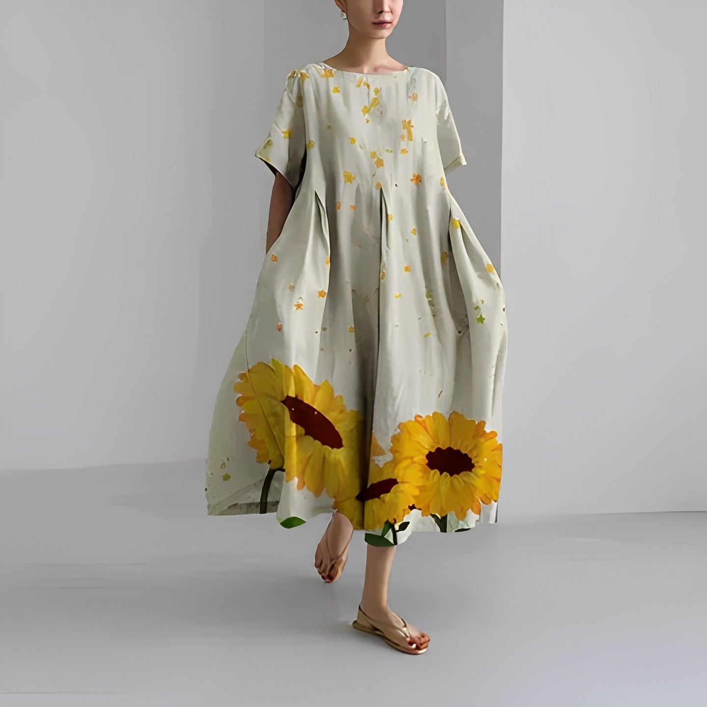 Abito Maxi Boho Floreale per uno Stile Estivo Senza Sforzo Stile Italiano