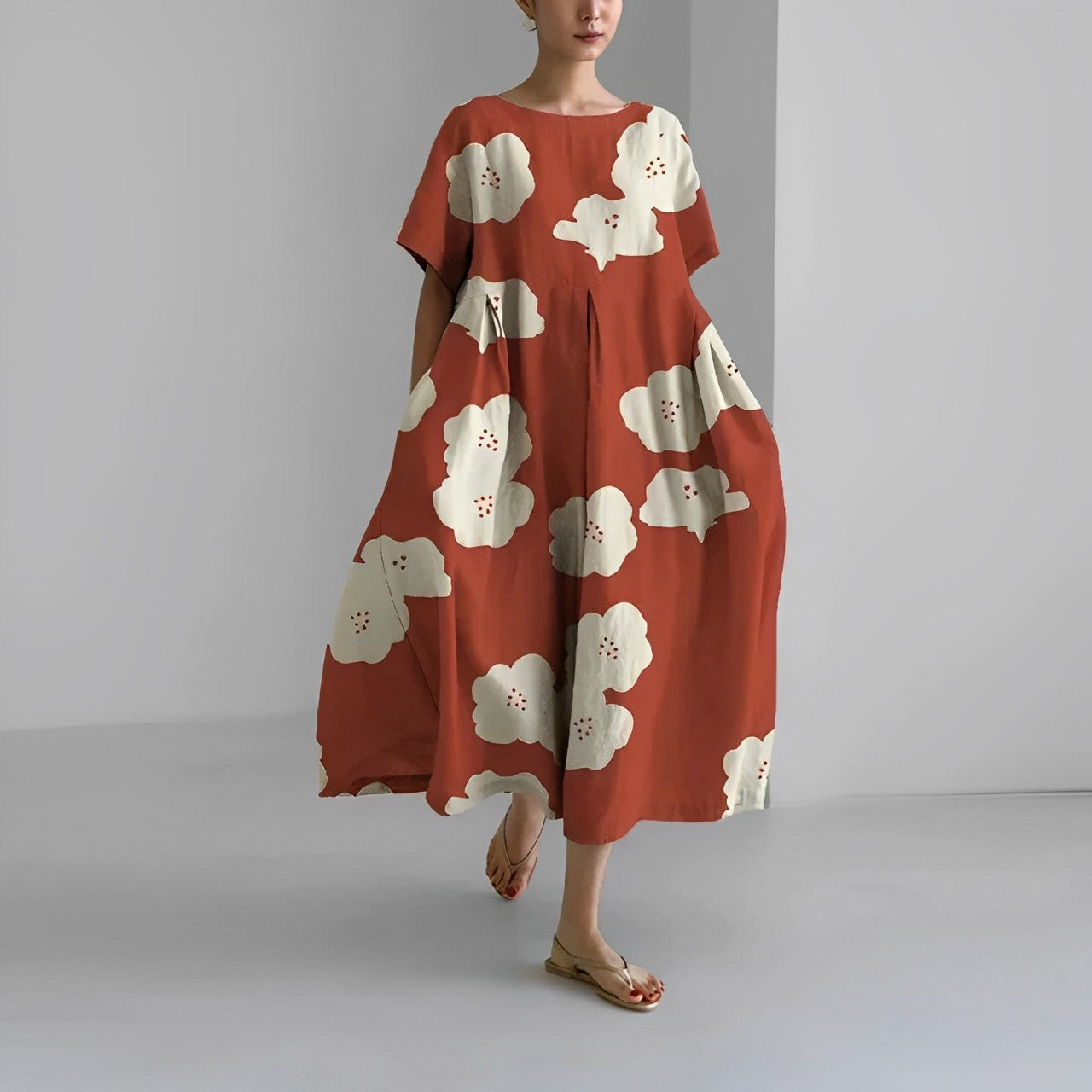 Abito Maxi Boho Floreale per uno Stile Estivo Senza Sforzo Stile Italiano