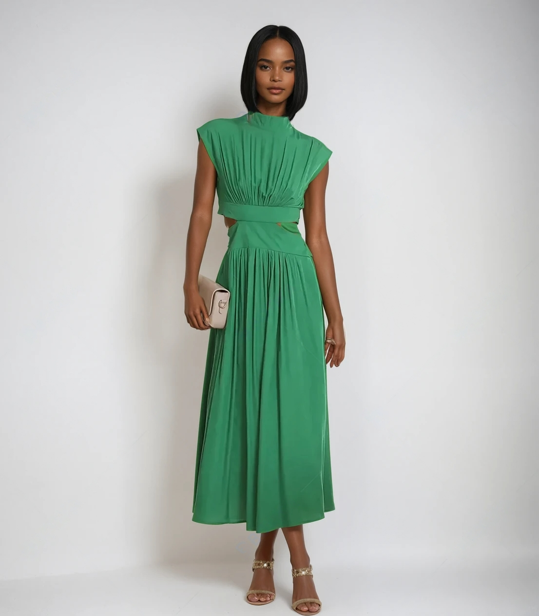Abito Maxi Cocktail Elegante per Eventi Sofisticati Stile Italiano