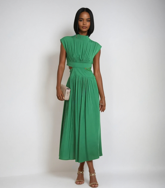 Abito Maxi Cocktail Elegante per Eventi Sofisticati Stile Italiano