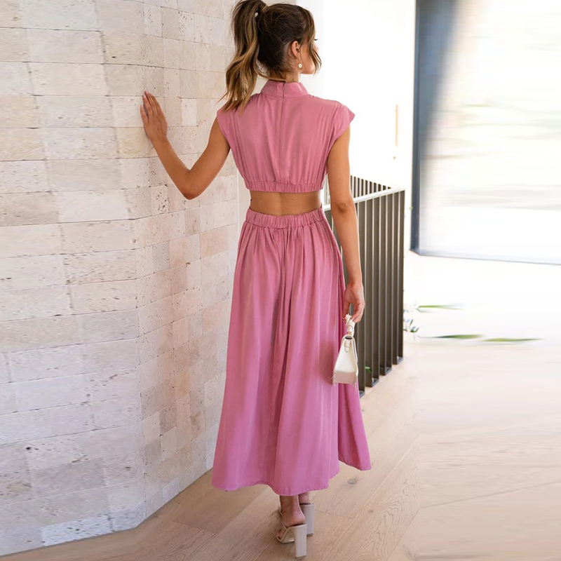 Abito Maxi Cocktail Elegante per Eventi Sofisticati Stile Italiano