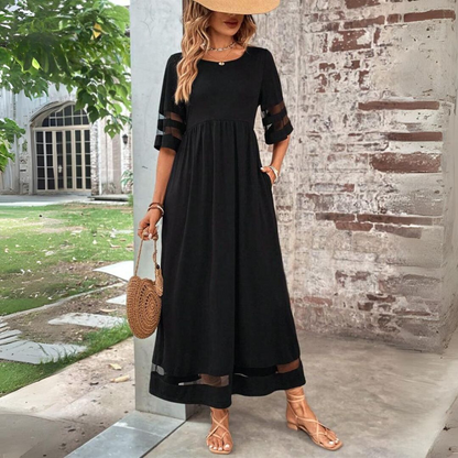 Abito Maxi Elegante per Eventi Estivi e Uscite Informali Stile Italiano