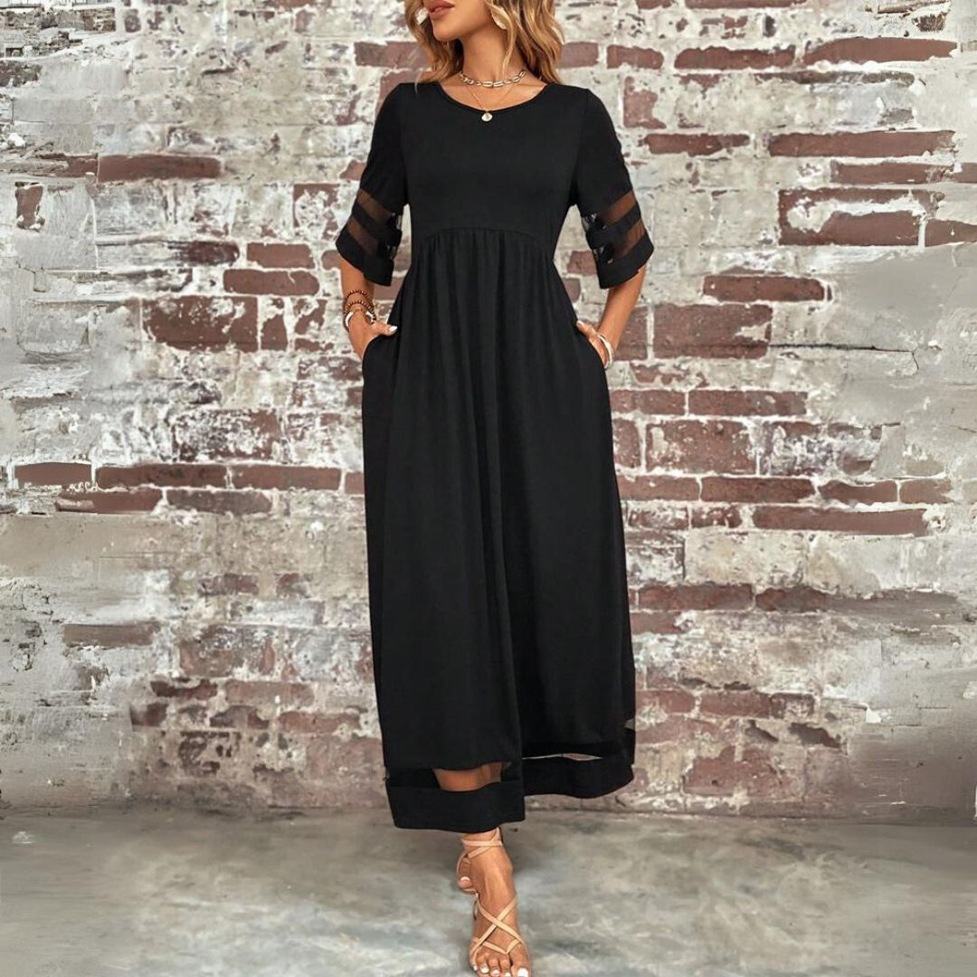 Abito Maxi Elegante per Eventi Estivi e Uscite Informali Stile Italiano