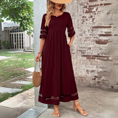 Abito Maxi Elegante per Eventi Estivi e Uscite Informali Stile Italiano