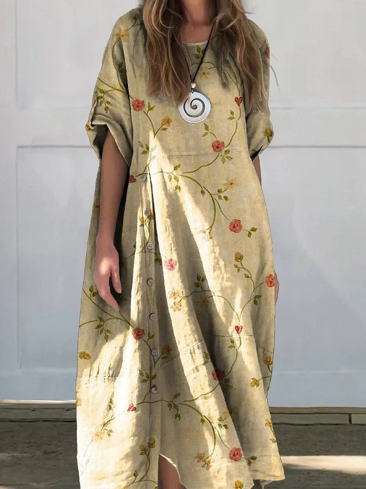 Abito Maxi Senza Maniche Casual per uno Stile Estivo Senza Sforzo Stile Italiano