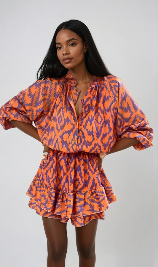 Abito Midi Chic per l'Estate - Stile e Comfort Senza Sforzo Stile Italiano