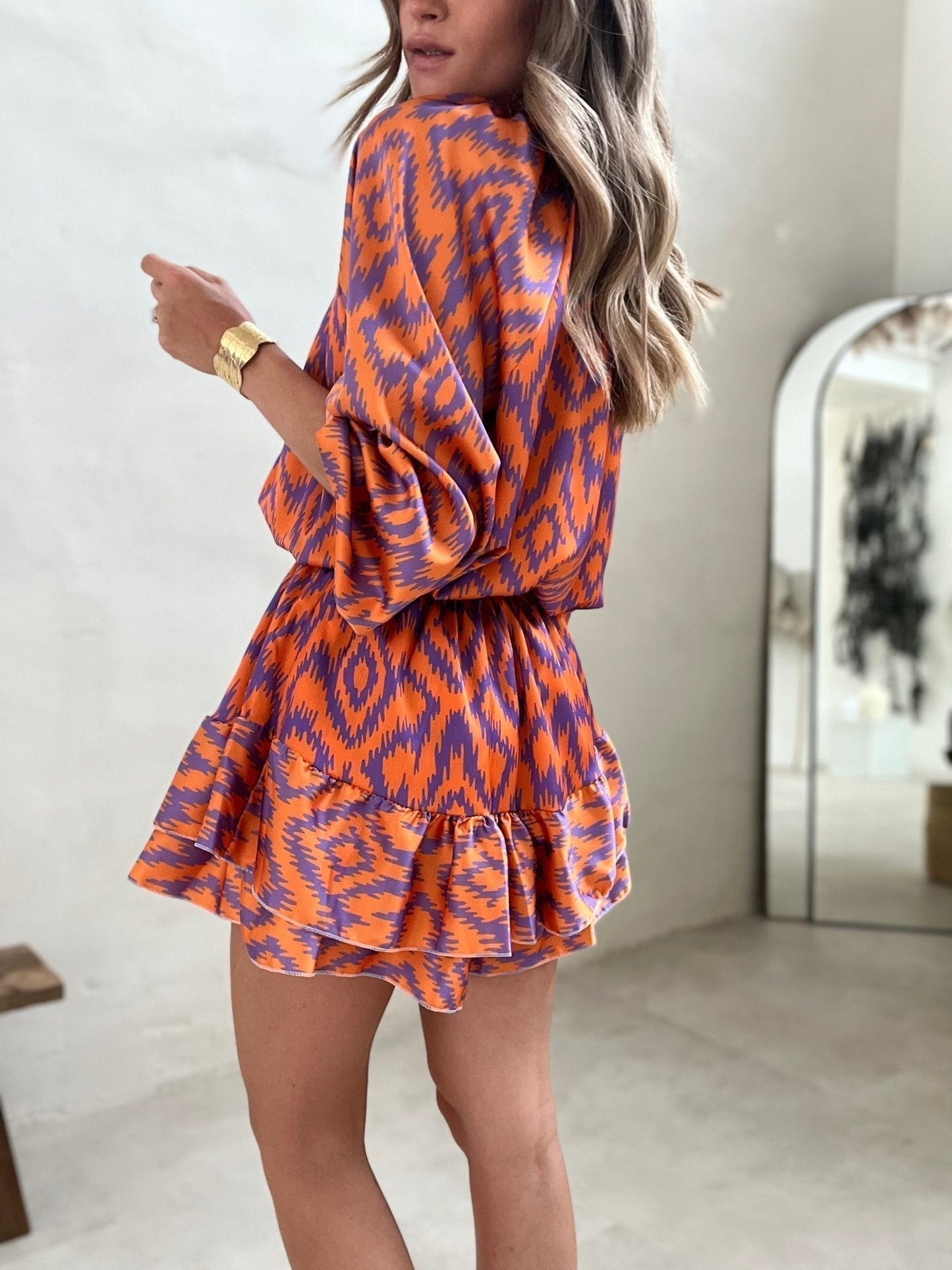 Abito Midi Chic per l'Estate - Stile e Comfort Senza Sforzo Stile Italiano