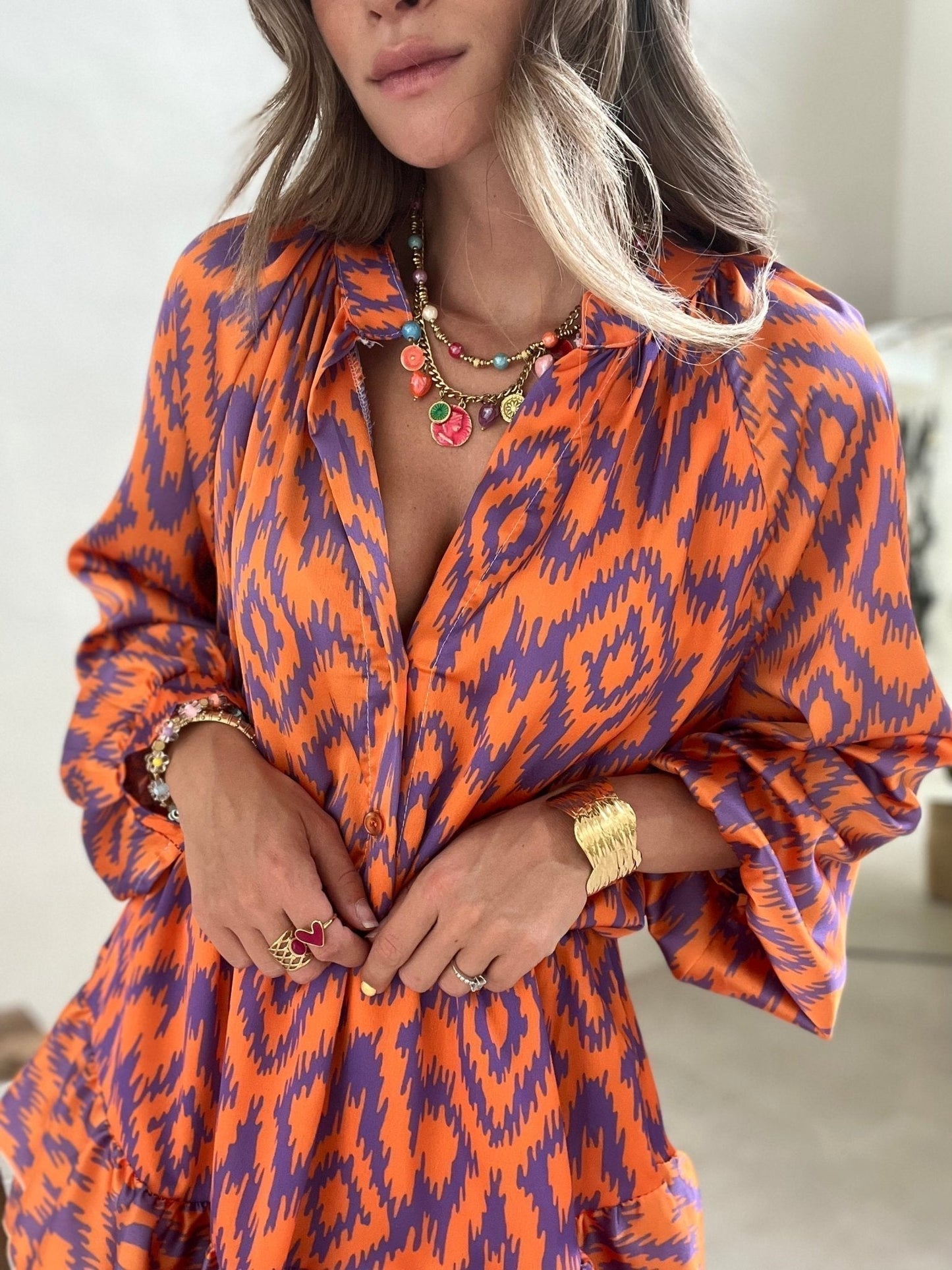 Abito Midi Chic per l'Estate - Stile e Comfort Senza Sforzo Stile Italiano