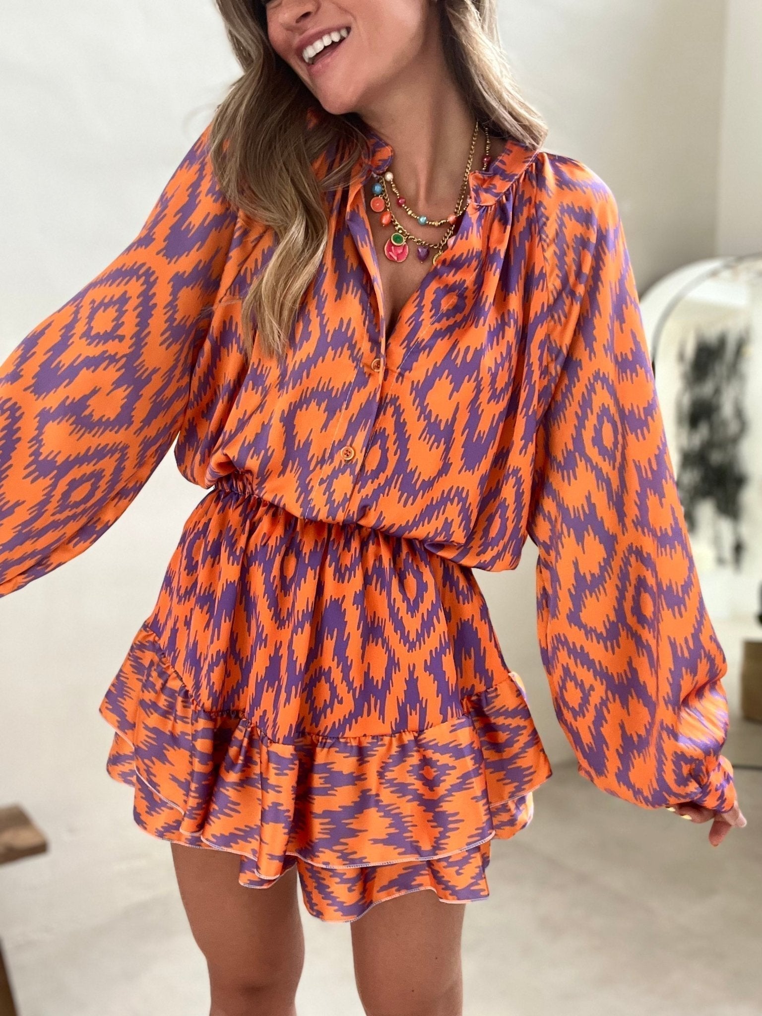 Abito Midi Chic per l'Estate - Stile e Comfort Senza Sforzo Stile Italiano