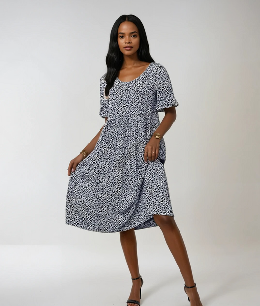 Abito Midi Elegante a Pois per Ogni Occasione Chic Stile Italiano