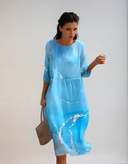 Abito Midi Eleganza Senza Tempo per uno Stile Formale Senza Sforzo Stile Italiano