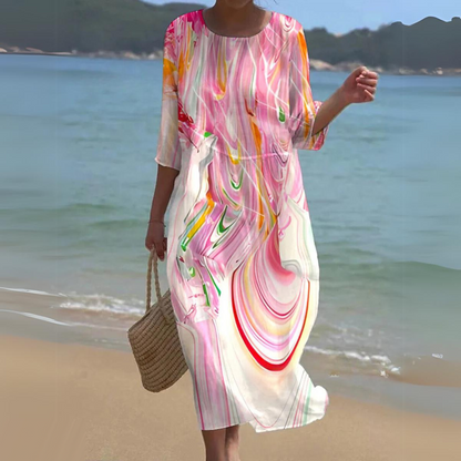 Abito Midi Eleganza Senza Tempo per uno Stile Formale Senza Sforzo Stile Italiano