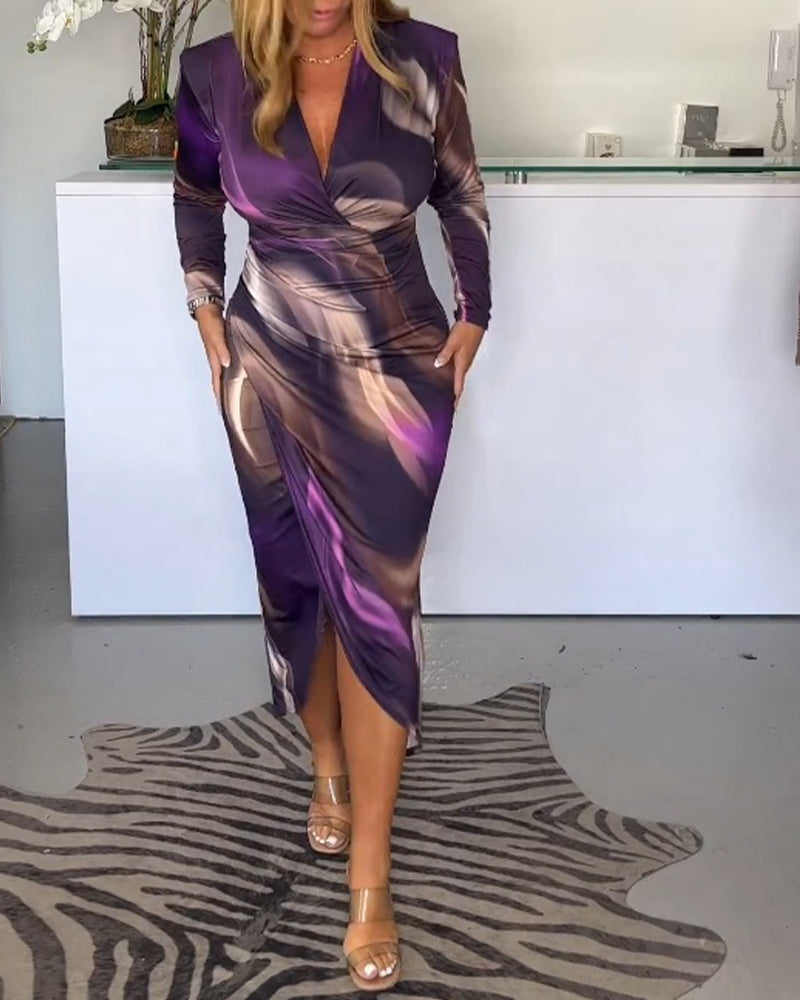Abito Midi Estivo con Stampa Floreale Chic per uno Stile Senza Sforzo Stile Italiano