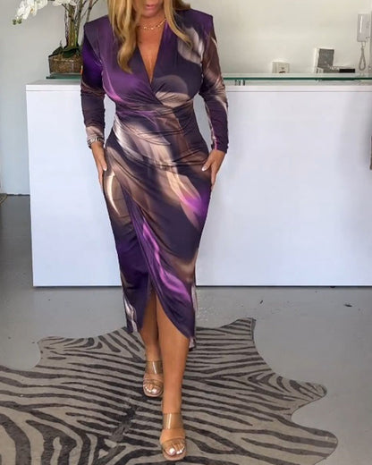 Abito Midi Estivo con Stampa Floreale Chic per uno Stile Senza Sforzo Stile Italiano