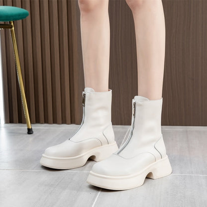 Giulia - Stivaletti in pelle eleganti e confortevoli per donne