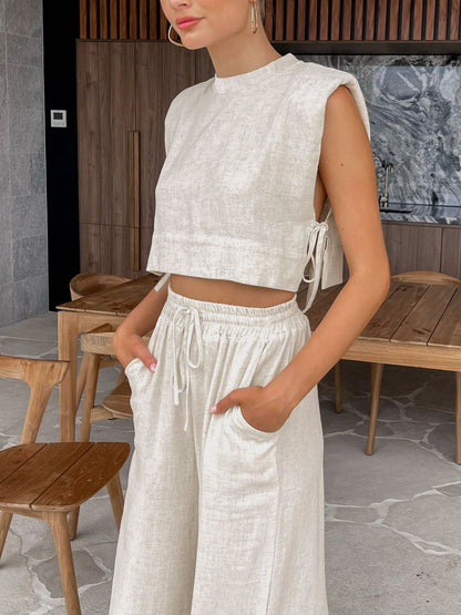 Lily - Completo estivo leggero [top+pantaloni]