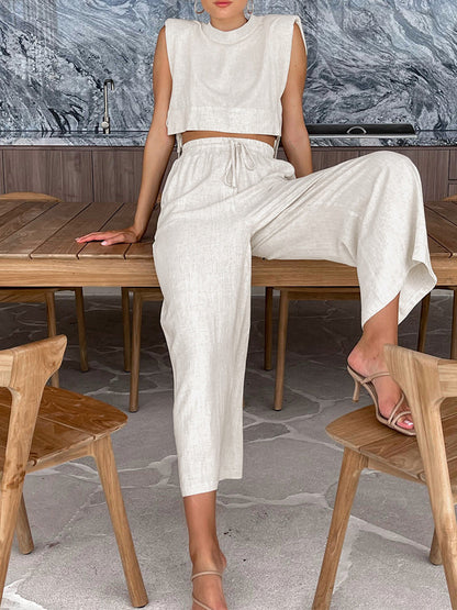 Lily - Completo estivo leggero [top+pantaloni]