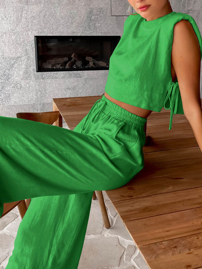 Lily - Completo estivo leggero [top+pantaloni]