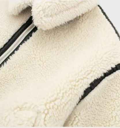 Elena - Giacca in Fleece Oversize e Calda con Chiusura a Zip