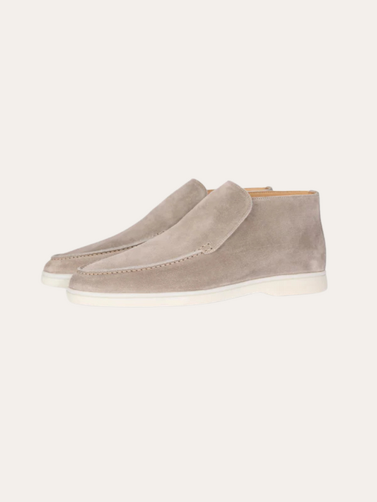 Mocassini Designer Beige Sable per Comfort Elegante
