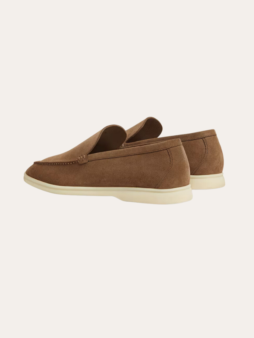 Eleganti Mocassini in Suede Marrone - Comfort e Stile