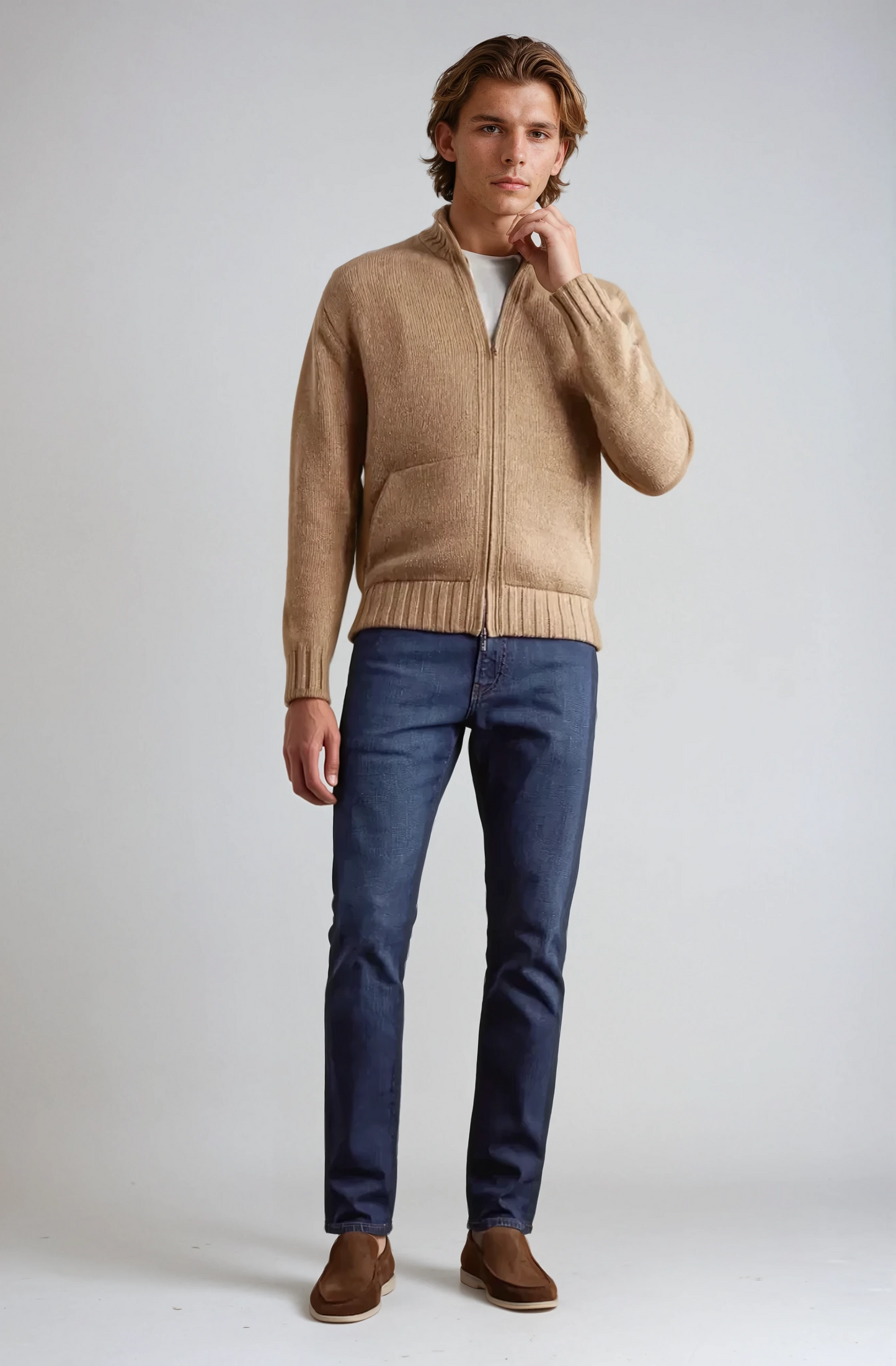 Eleganti Mocassini in Suede Marrone - Comfort e Stile