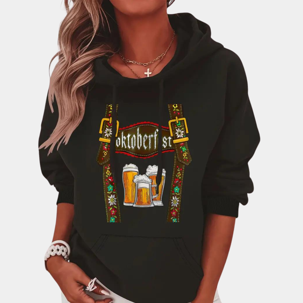 Carley - Hoodie Elegante da Donna per l'Oktoberfest