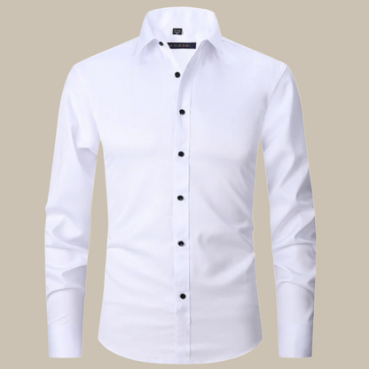 Luca - Camicia casual da uomo con stretch premium per una vestibilità perfetta