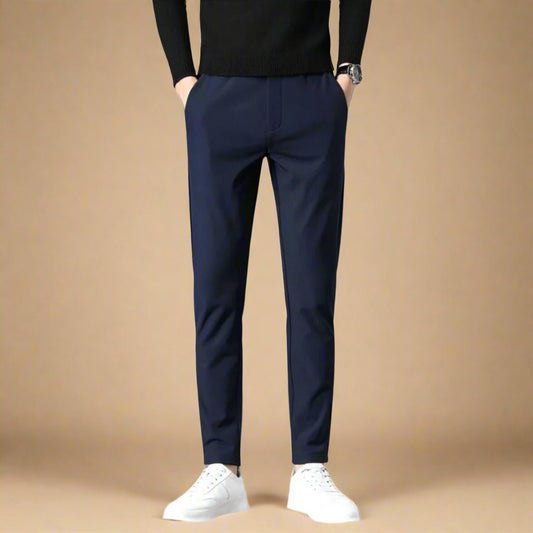 Marco - Pantaloni slim fit con elastico per un comfort elegante