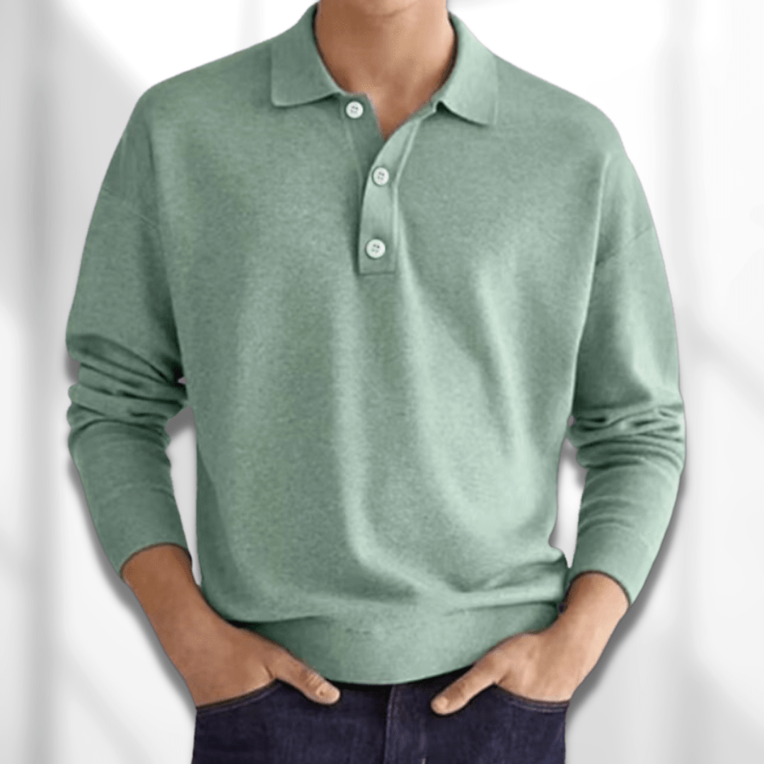 Leonardo - Pullover polo elegante e versatile per uomo