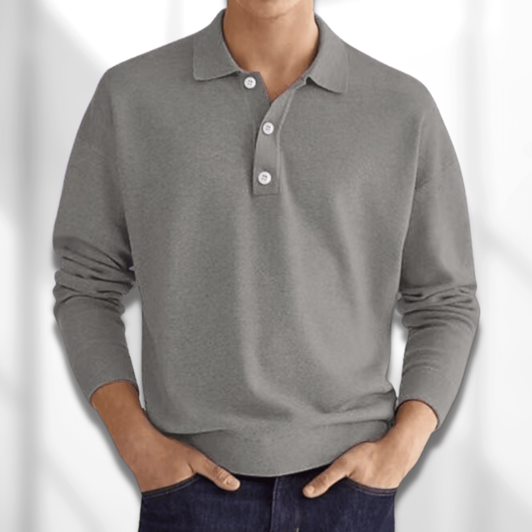 Leonardo - Pullover polo elegante e versatile per uomo