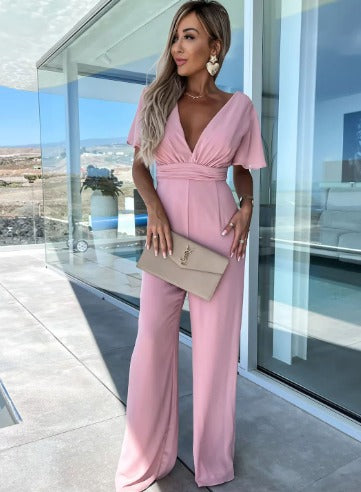 Elegante e Lusinghiero Jumpsuit per uno Stile Senza Sforzo Stile Italiano