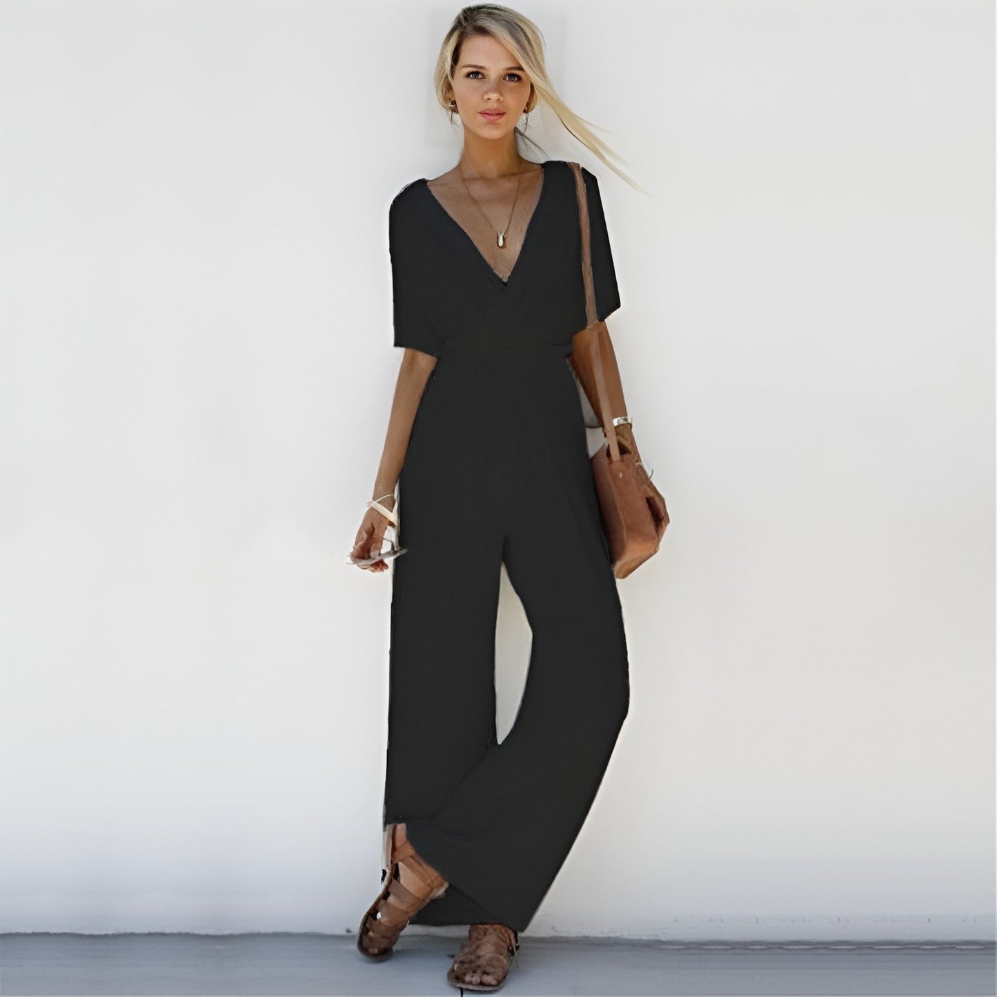 Elegante e Lusinghiero Jumpsuit per uno Stile Senza Sforzo Stile Italiano