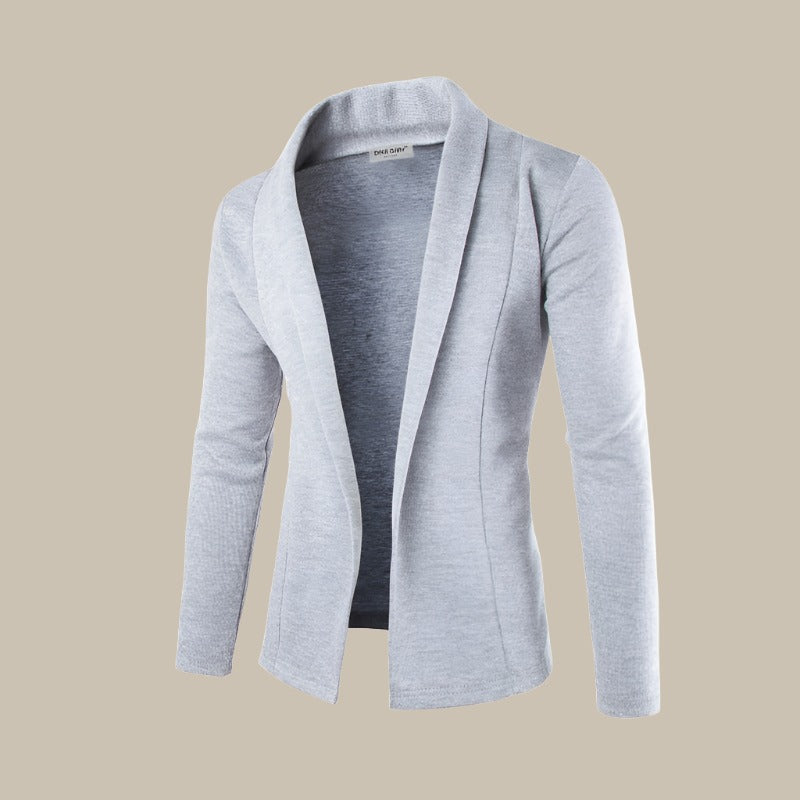 Luca - Elegante gilet in stile blazer con tessuto elasticizzato per uomo